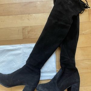 Over the knee Black Stuart Weitzman Boots